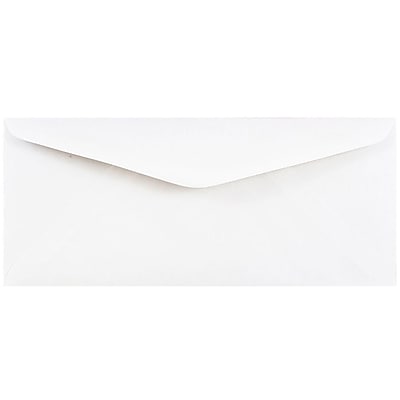 JAM Paper 11 Business Commercial Envelopes 4 1 2 x 10 3 8 White 25 pack 45179