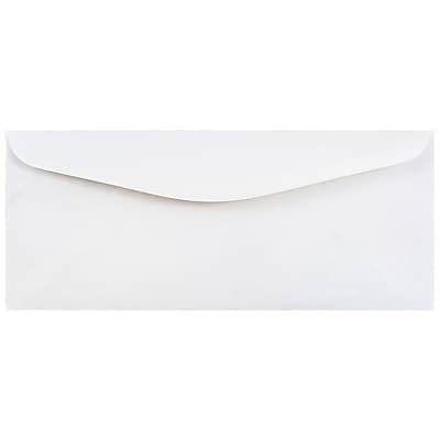 JAM Paper 12 Business Commercial Envelopes 4.75 x 11 White 25 pack 45195