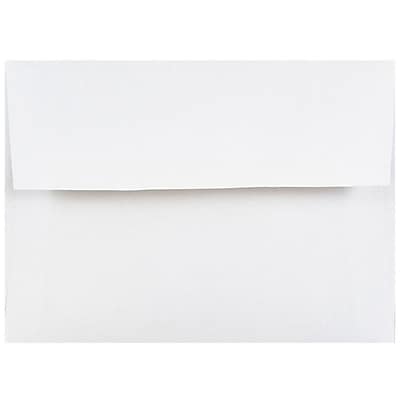 JAM Paper 4bar A1 Envelopes 3 5 8 x 5 1 8 White 25 pack 47385