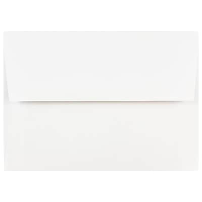 JAM Paper A7 Invitation Envelopes 5.25 x 7.25 White 25 pack 73767