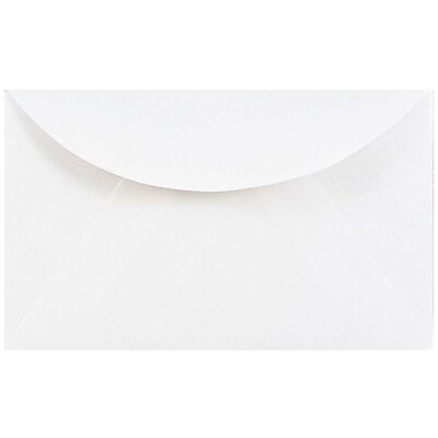 JAM Paper 3drug Mini Small Envelopes 2 5 16 x 3 5 8 White 25 pack 201214