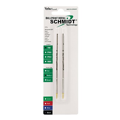 Schmidt 700 A3 Ballpoint Refill Medium Black 2 Pack SC58152