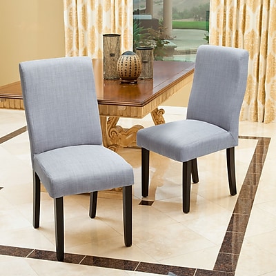 Home Loft Concepts Liberty Parsons Dining Chair Set of 2 ; Grey