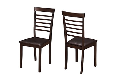 Monarch Specialties Cappuccino 2pcs Dining Chairs I 1175