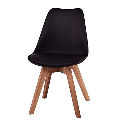 Modern Chairs USA Como Side Chair; Black