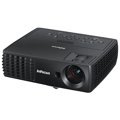 InFocus IN1116 WXGA 1080p HDTV 3D Ready DLP Projector, Black