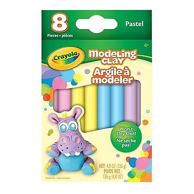 Crayola Modeling Clay Pastel Assorted 8 Pack 57 0311