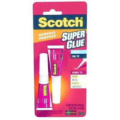 Scotch General Purpose Super Glue 2 Pack AD117