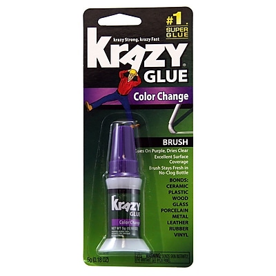 Elmer s Instant Krazy Glue Color Change Brush On Glue 0.18 oz. KG98848R