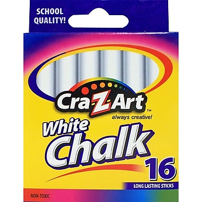 Cra Z Art White Chalk Non Toxic 16 Box 10800 48