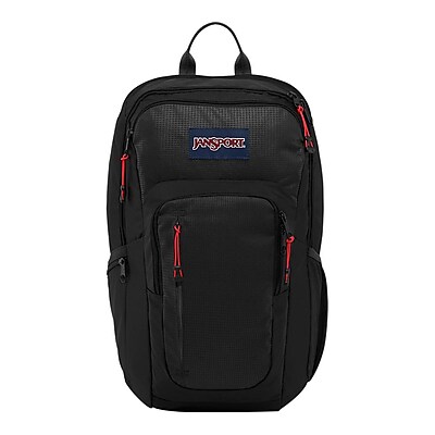 Jansport Recruit Black Nylon/Polyester Backpack (T69G008)