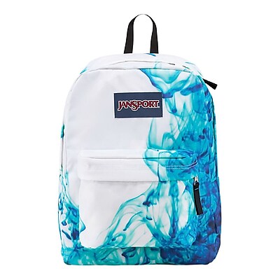 Jansport Superbreak Multi/Blue Drip Dye Polyester Backpack (T501ZQ1)