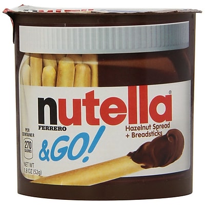 Nutella Nutella Go! Spread and Breadstick Single Serve Hazelnut 12 Pack NUTELLA12