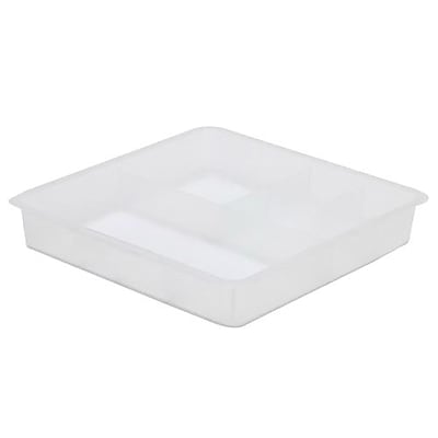 B in Plastic Full Divided Tray Clear 5 Pack BIN 3910010 5
