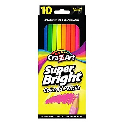 Cra Z Art Hot n Brite Pre Sharpened Colored Pencil 10427 72