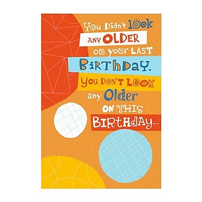 Hallmark Birthday Greeting Card Frankly I Think You?re Just Not Trying 0250QUH3334