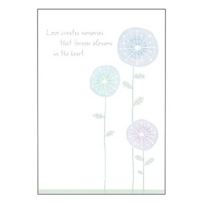 Hallmark Sympathy Greeting Card Love Creates Memories that Forever Blossom in the Heart 0250QSY1902