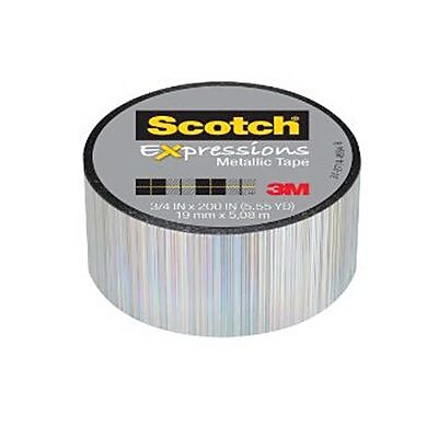 3M Scotch Expressions Metallic Tape 5.55 yds. Silver C414 P5