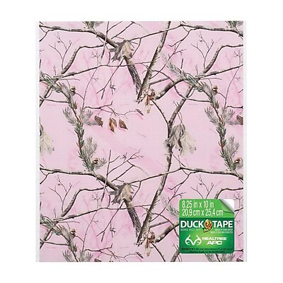 Duck Printed Duct Tape Sheet 0.277 yds. Pink 283109