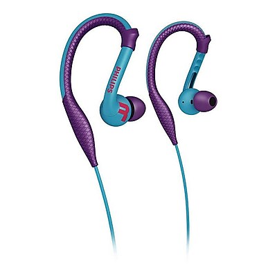 Phillips Collection SHQ3200PPL ActionFit Sports Headphones Purple