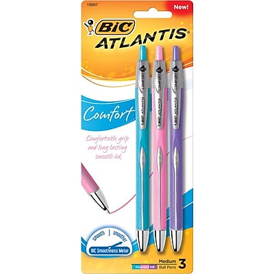 BIC Medium Ballpoint Pen 1.2mm Multicolor 3 Pack VCGCAP31AST