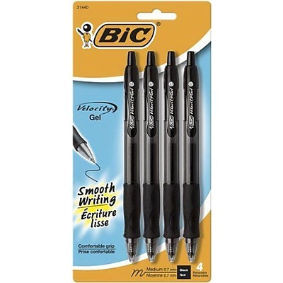 BIC Medium Gel Pen 0.7mm Black 31440