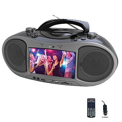 Naxa ndl 256 Boombox Bluetooth DVD Player Black