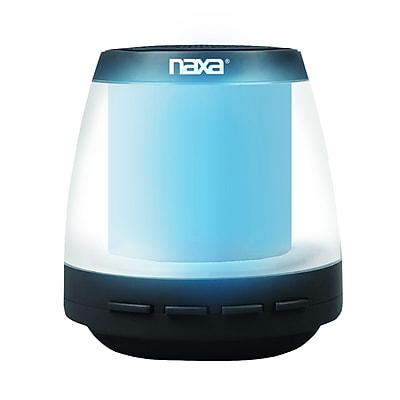 Naxa nas 3074 Glow Bluetooth Portable Speaker White Blue
