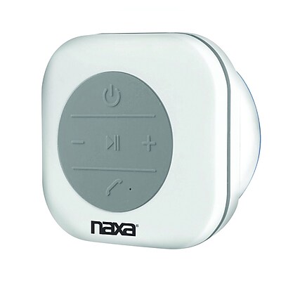 Naxa nas 3078 Waterproof Shower Speaker White