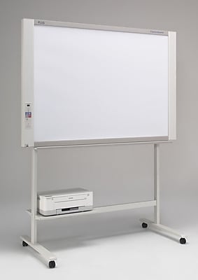 Plus Boards 2 Panel Capture Board Free Standing Reversible Interactive Whiteboard; 58