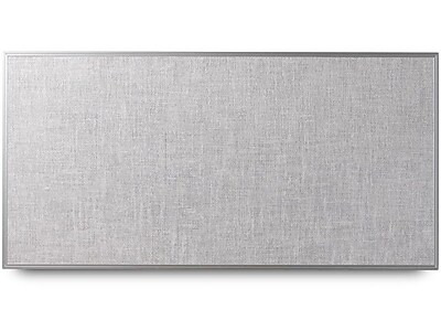 Everwhite Non Magnetic Narrow Aluminum Framed Vinyl Wall Mounted Bulletin Board; 4 H x 12 W