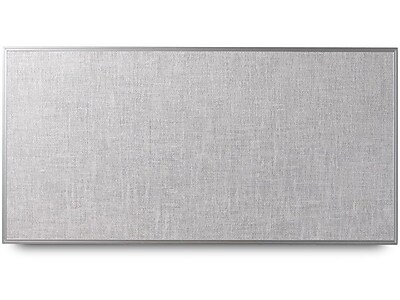 Everwhite Non Magnetic Narrow Aluminum Framed Vinyl Wall Mounted Bulletin Board; 4 H x 10 W