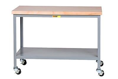 Little Giant USA Mobile Butcher Block Top Workbench; 35'' H x 36'' W x 24'' D