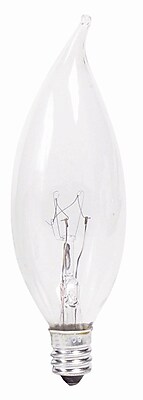 Philips Incandescent Light Bulb 25 Watt 2700K BA9 12 Pack 168062