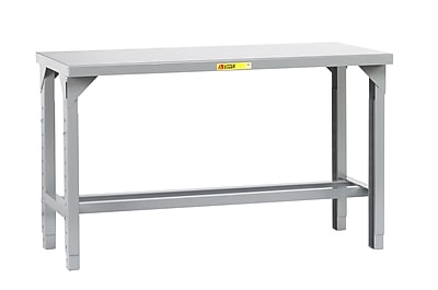 Little Giant USA Adjustable Height Welded Steel Workbench; 72'' W x 36'' D