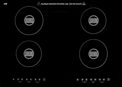 Summit Appliance 30.63'' Electric Induction Cooktop with 4 Burners