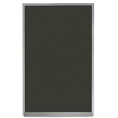 New York Blackboard Portrait w Ledge Magnetic Chalkboard 4 H x 5 W