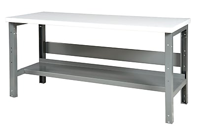 Parent Metal Products Height Adjustable Steel Workbench; 34.75'' H x 60'' W x 29'' D