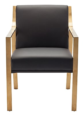 Nuevo Valentine Dining Arm Chair; Black