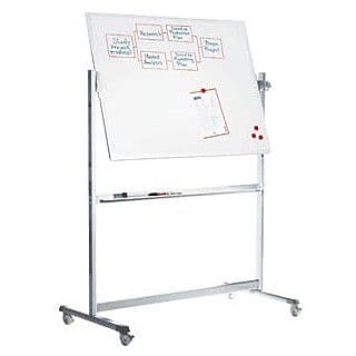 Peter Pepper Stand Alone Revolvin Magnetic Free Standing Whiteboard 6 H x 7 W