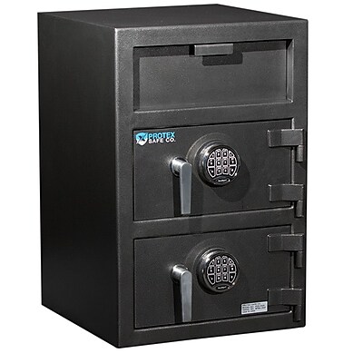 Protex Safe Co. Double Door Front Loading Electronic Lock Commercial Depository Safe