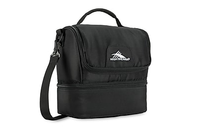 High Sierra Double Decker Lunch Bag Black 74713 1041