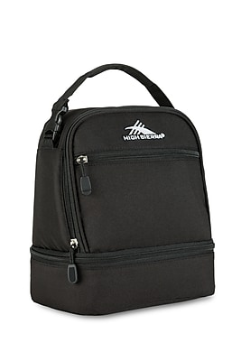 High Sierra Stacked Compartment Lunch Bag Black 74714 1041