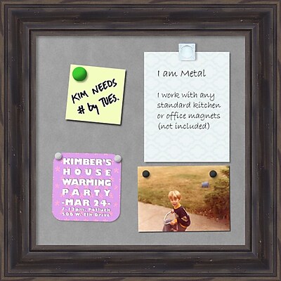 Rustic Pine Magnetic Board 12x12 Magnetic Board 16 x 16 inch DSW2972362