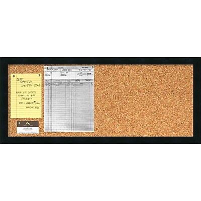 Mezzanotte Cork Board Panel Message Board 32 x 14 inch DSW2967403