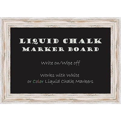 Alexandria Whitewash Liquid Chalk Marker Board Small Message Board 21 x 15 inch DSW2972086