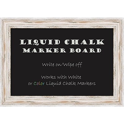 Alexandria Whitewash Liquid Chalk Marker Board Small Message Board 21 x 15 inch DSW2972086