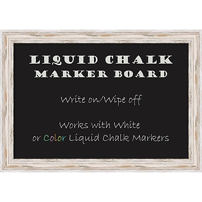 Alexandria Whitewash Liquid Chalk Marker Board Medium Message Board 27 x 19 inch DSW2972094