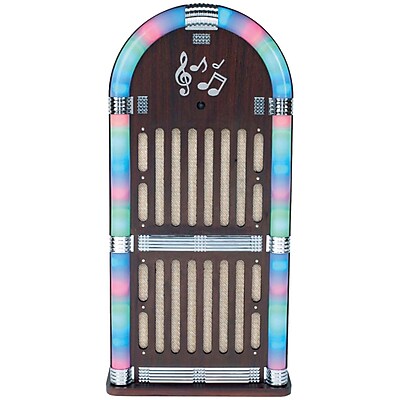 Sylvania Classic Wooden Jukebox AM FM Radio With Bluetooth