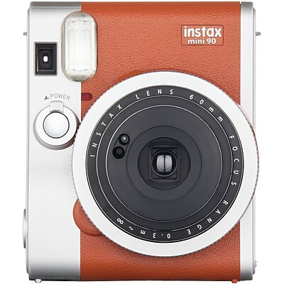 Fujifilm Instax Mini 90 Classic Instant Camera brown